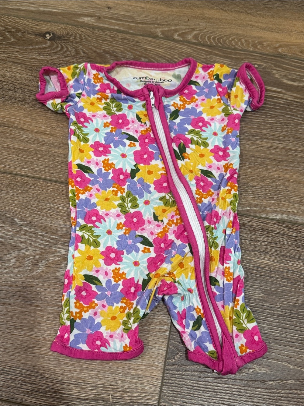Zumbamboo Floral Shortie 0-3m